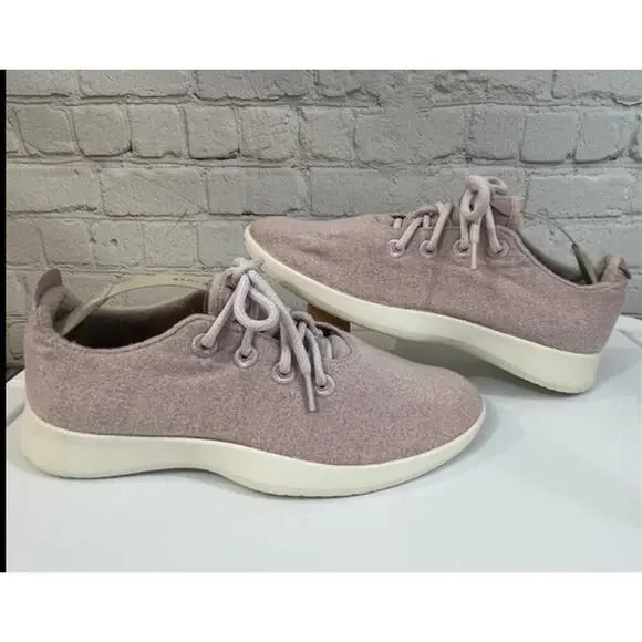 Allbirds Wool Runners Light Pink Men 9 Sneakers Running Shoes Trainers W 10.5? - Picture 1 of 12